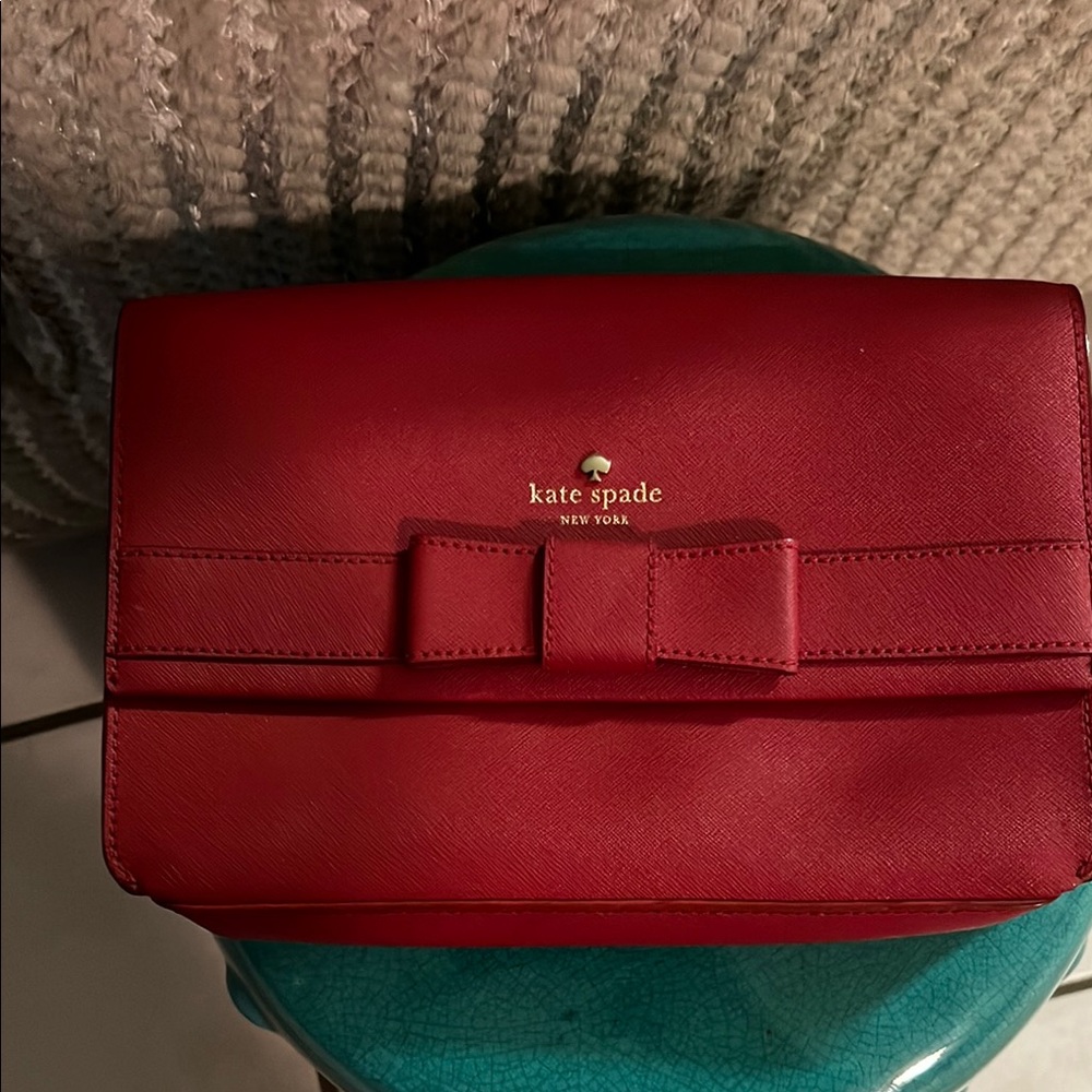 Kate Spade Red Bow Clutch